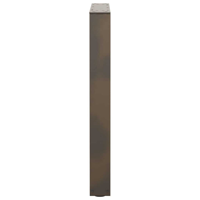 Picioare de masă în formă de V, 3 buc., oțel natural, 70x(72-73,3) cm WALTI