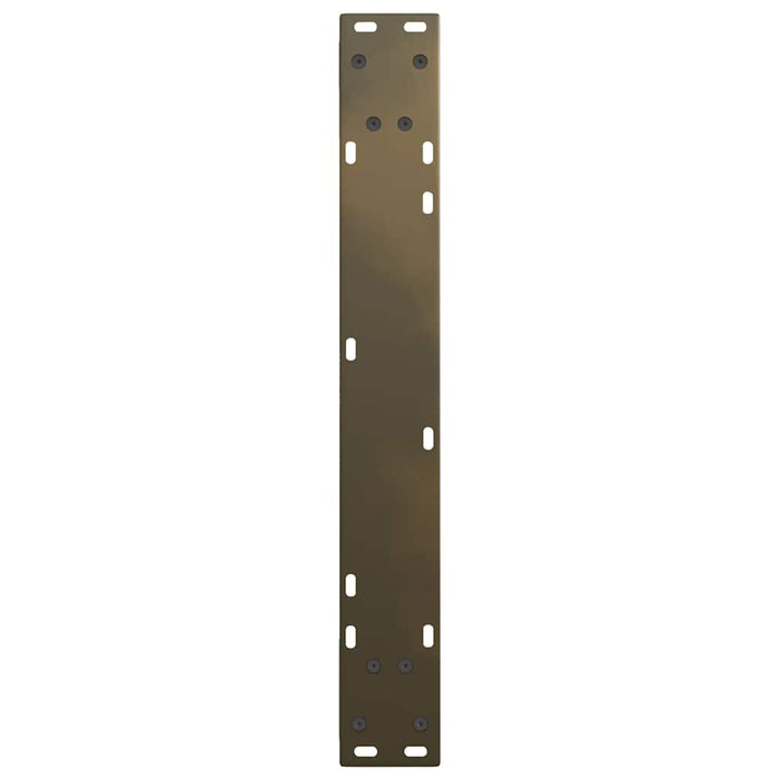 Picioare de masă în formă de V, 3 buc., oțel natural, 70x(72-73,3) cm WALTI