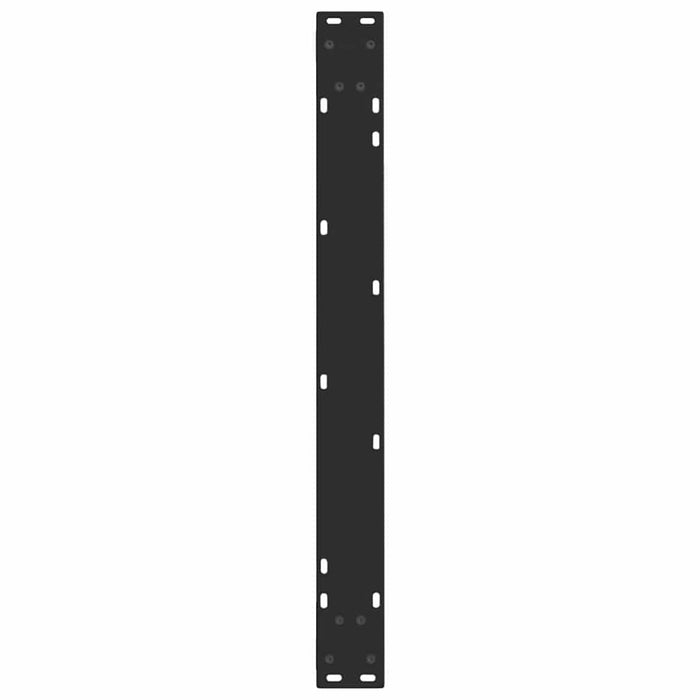 Picioare de masă în formă de V, 3 buc., negru, 80x(72-73,3) cm, oțel WALTI