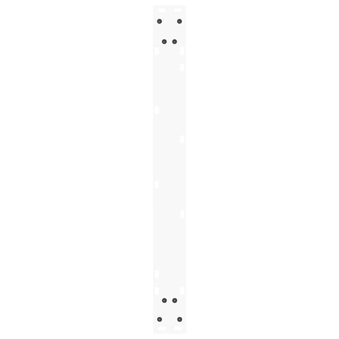 Picioare de masă în formă de V, 3 buc., alb, 80x(72-73,3) cm, oțel - WALTI WALTI