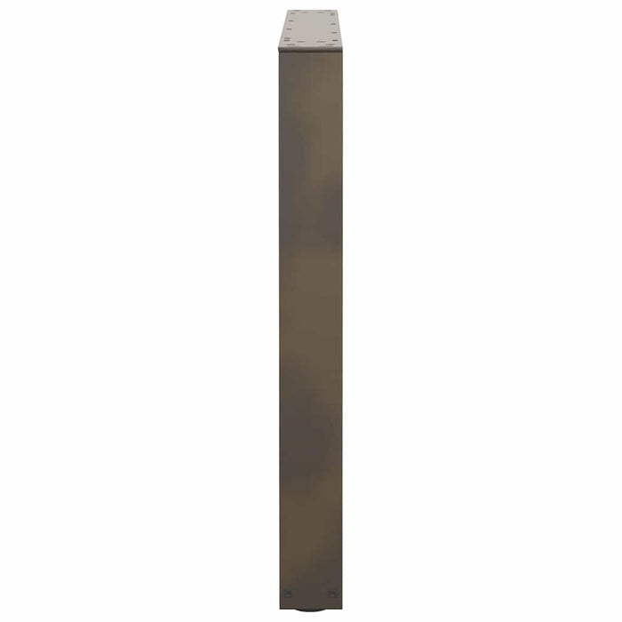 Picioare de masă în formă de V, 3 buc., oțel natural, 80x(72-73,3) cm WALTI