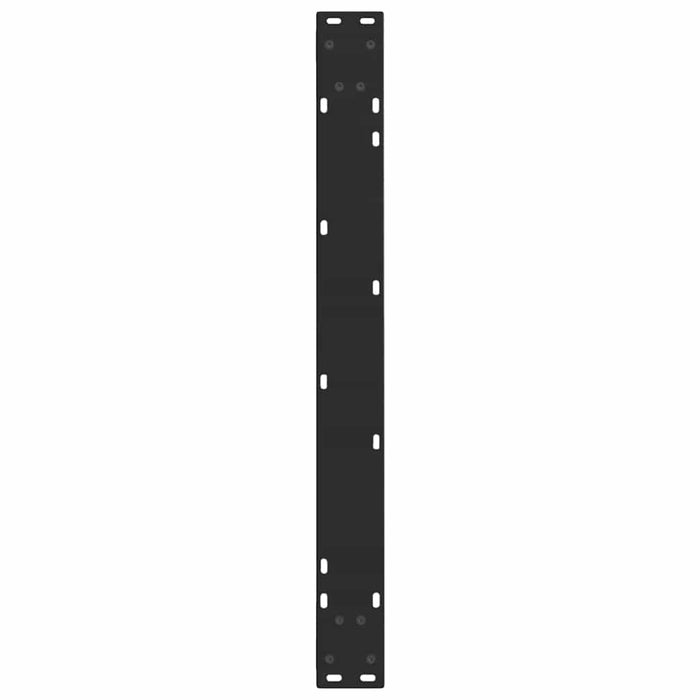 Picioare de masă în formă de V, 3 buc., negru, 90x (72-73,3) cm, oțel WALTI