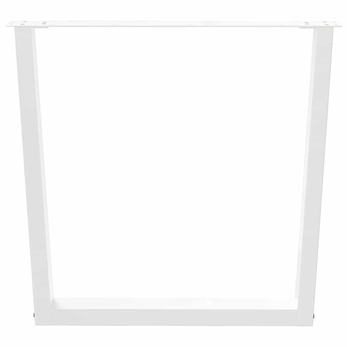 Picioare de masă în formă de V, 3 buc., alb, 90 x (72-73,3) cm, oțel WALTI