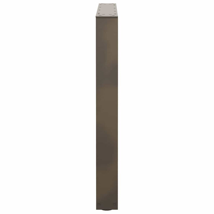 Picioare de masă în formă de V, 3 buc., oțel natural, 90 x (72-73,3) cm WALTI