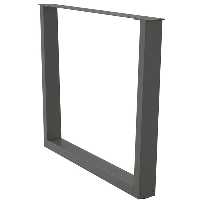 Picioare de masă în formă de V, 3 buc., antracit, 100x(72-73,3) cm, oțel WALTI