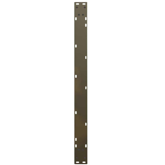 Picioare de masă în formă de V, 3 buc., oțel natural, 100 x (72-73,3) cm WALTI