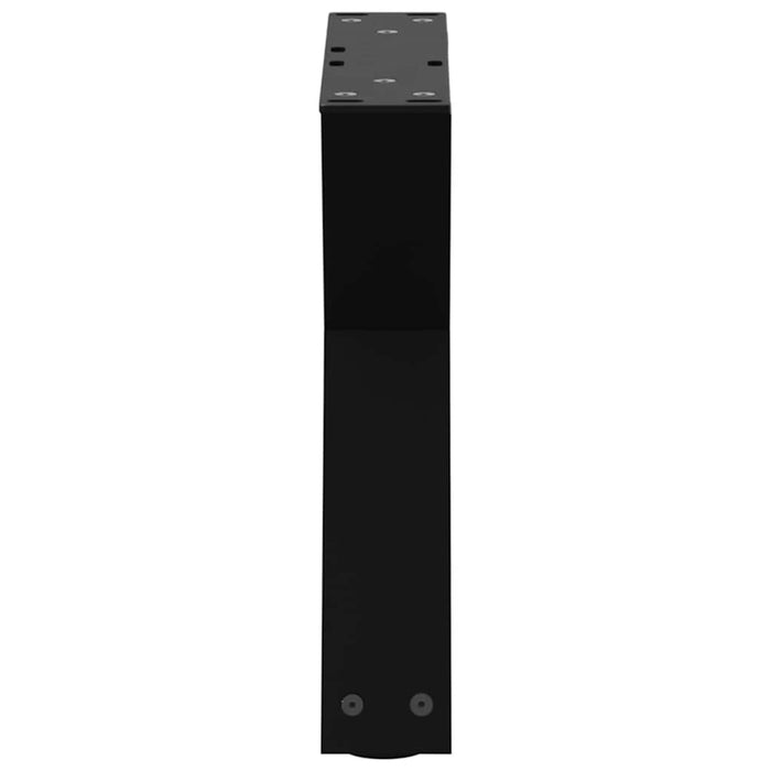 Picioare pentru măsuță de cafea, 2 buc., negru, 30x(30-31,3) cm, oțel WALTI