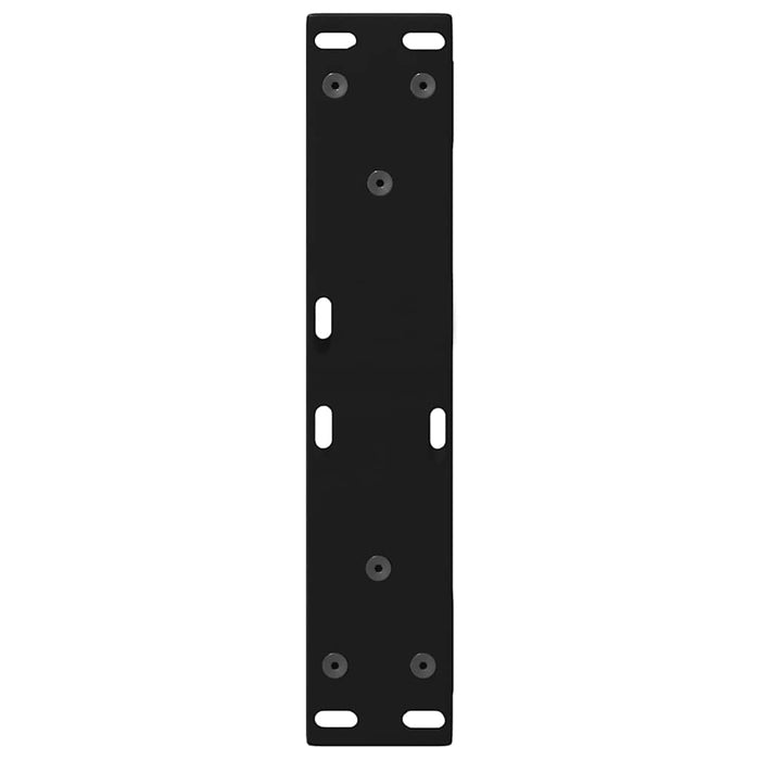 Picioare pentru măsuță de cafea, 2 buc., negru, 30x(30-31,3) cm, oțel WALTI