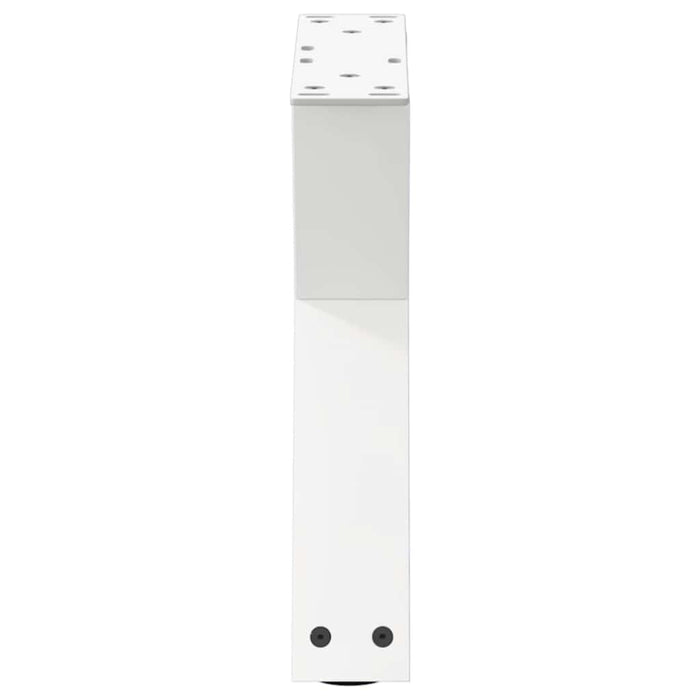 Picioare pentru măsuță de cafea, 2 buc., alb, 30x(30-31,3) cm, oțel WALTI
