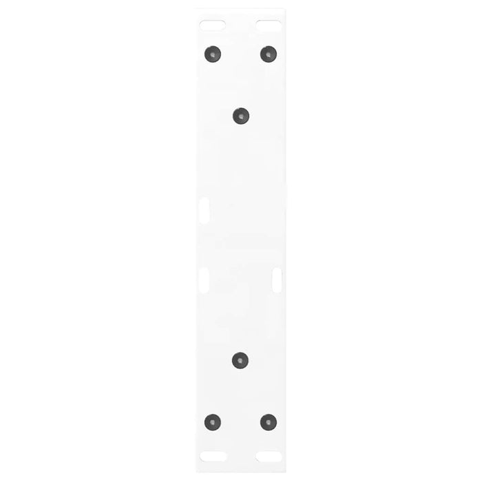 Picioare pentru măsuță de cafea, 2 buc., alb, 30x(30-31,3) cm, oțel WALTI
