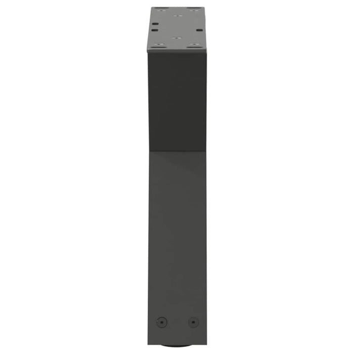 Picioare pentru măsuță de cafea, 2 buc., antracit, 30x(30-31,3) cm, oțel WALTI
