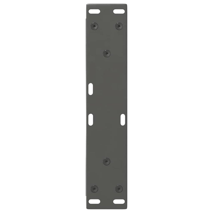 Picioare pentru măsuță de cafea, 2 buc., antracit, 30x(30-31,3) cm, oțel WALTI