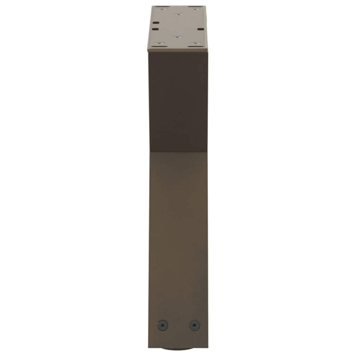 Picioare pentru măsuță de cafea, 2 buc., oțel natural, 30x(30-31,3) cm WALTI