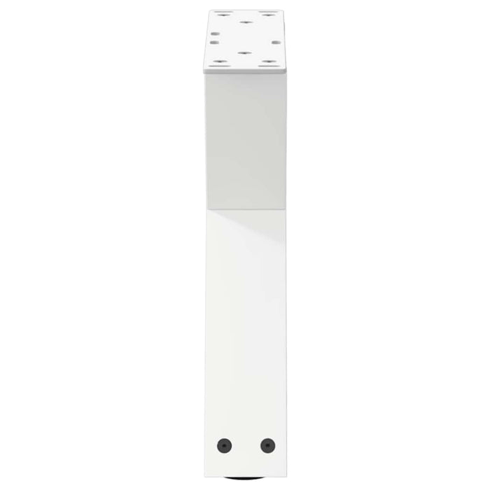 Picioare pentru măsuță de cafea, 2 buc., alb, 40x(30-31,3) cm, oțel WALTI