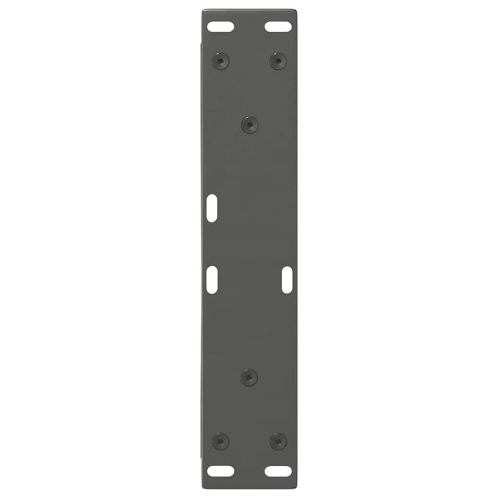 Picioare pentru măsuță de cafea, 2 buc., antracit, 40x(30-31,3) cm, oțel WALTI