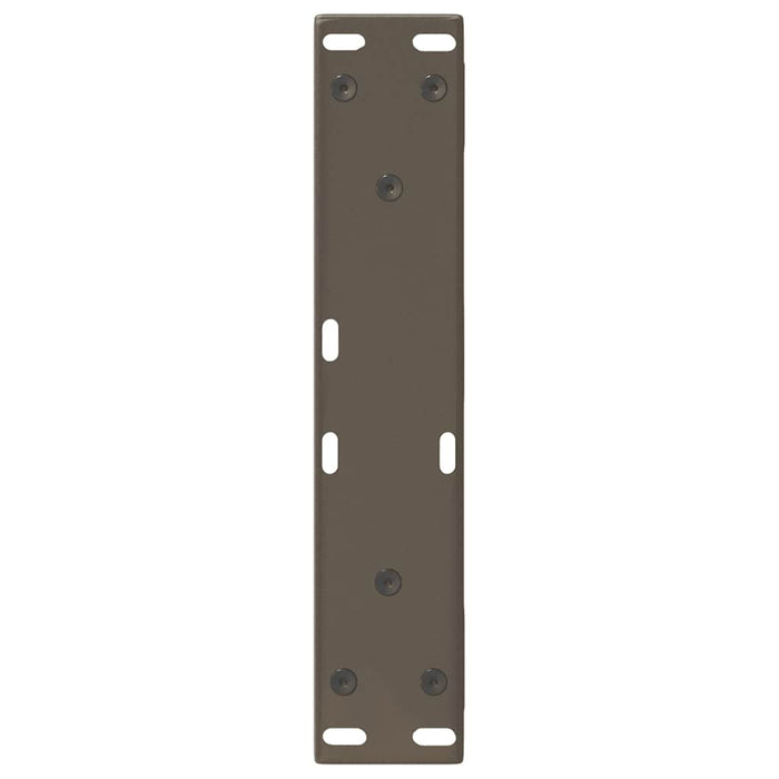 Picioare pentru măsuță de cafea, 2 buc., oțel natural, 40x(30-31,3) cm WALTI