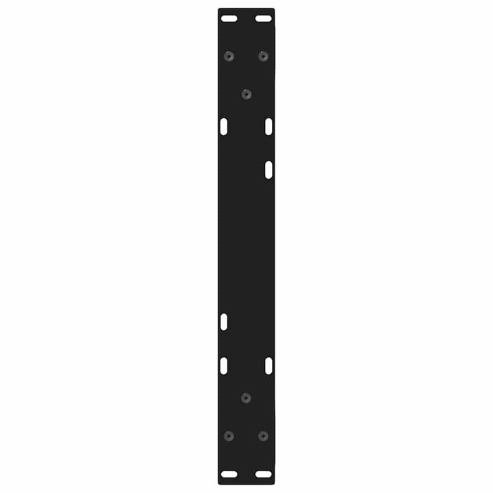 Picioare pentru măsuță de cafea, 2 buc., negru, 50x(30-31,3) cm, oțel WALTI