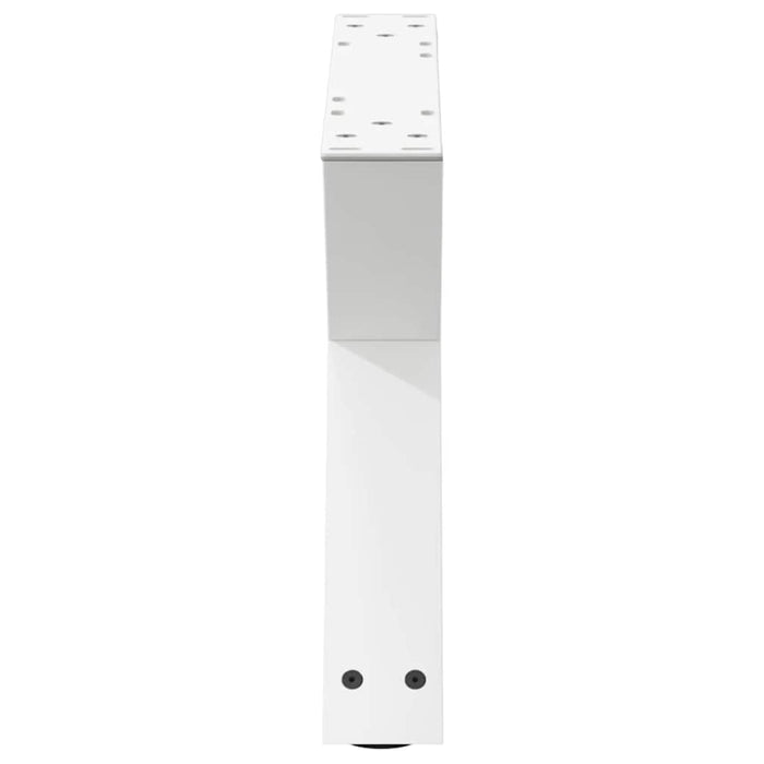 Picioare pentru măsuță de cafea, 2 buc., alb, 50x(30-31,3) cm, oțel WALTI
