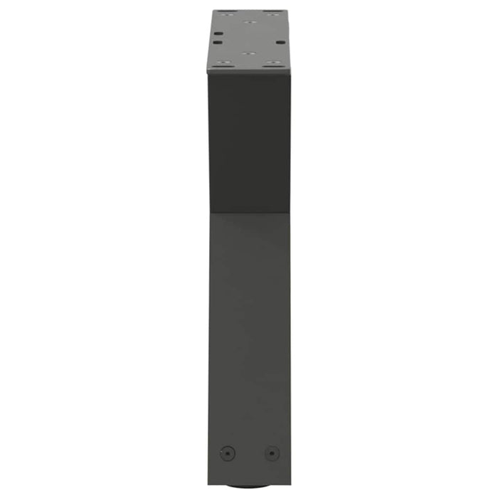 Picioare pentru măsuță de cafea, 2 buc., antracit, 50x(30-31,3) cm, oțel WALTI