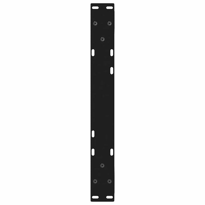 Picioare pentru măsuță de cafea, 2 buc., negru, 60x(30-31,3) cm, oțel WALTI