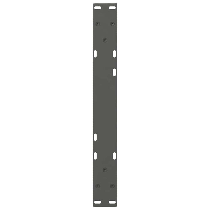 Picioare pentru măsuță de cafea, 2 buc., antracit, 60x(30-31,3) cm, oțel WALTI
