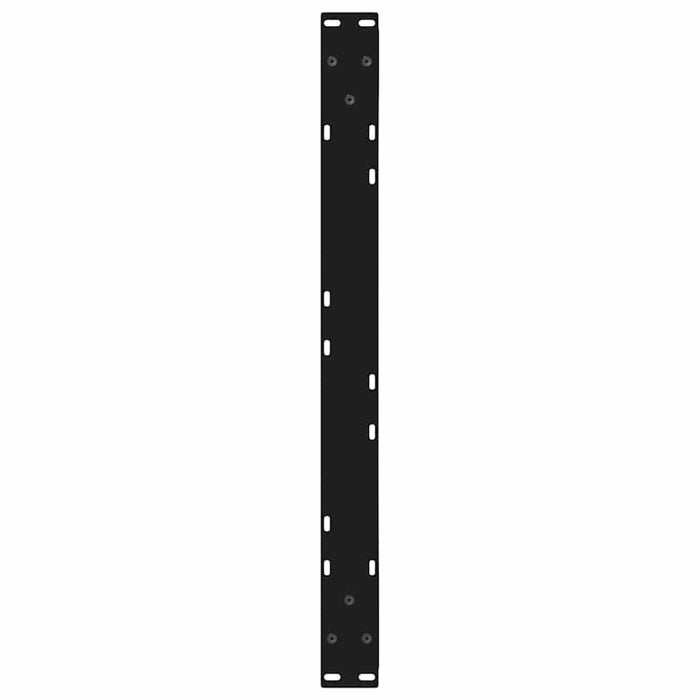 Picioare pentru măsuță de cafea, 2 buc., negru, 70x(30-31,3) cm, oțel WALTI