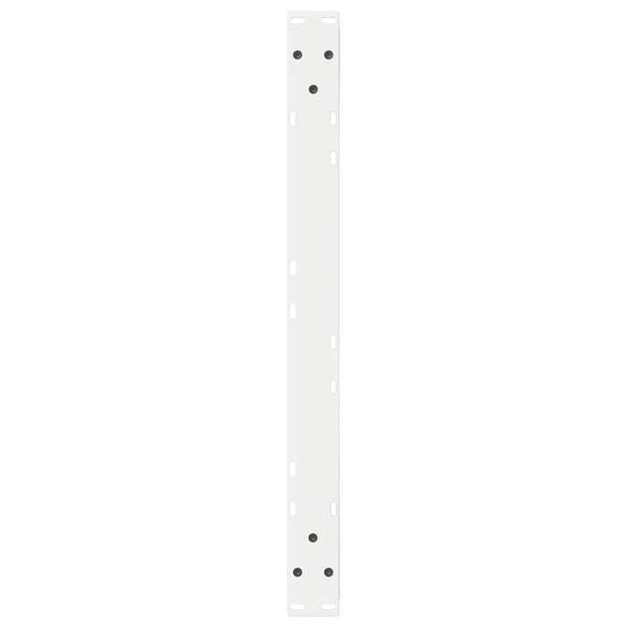 Picioare pentru măsuță de cafea, 2 buc., alb, 70x(30-31,3) cm, oțel WALTI