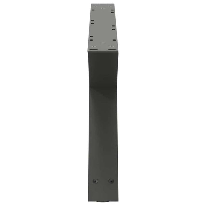 Picioare pentru măsuță de cafea, 2 buc., antracit, 70x(30-31,3) cm, oțel WALTI