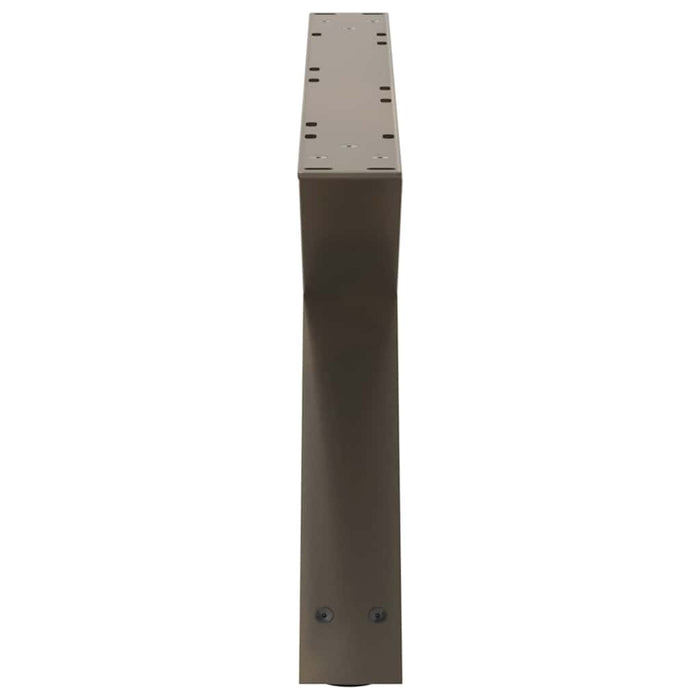Picioare pentru măsuță de cafea, 2 buc., oțel natural, 70x(30-31,3) cm WALTI