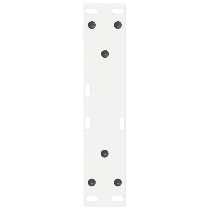 Picioare pentru măsuță de cafea, 2 buc., alb, 28x (42-43,3) cm, oțel WALTI