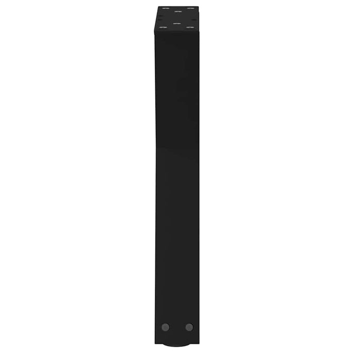 Picioare pentru măsuță de cafea, 2 buc., negru, 38x(42-43,3) cm, oțel WALTI