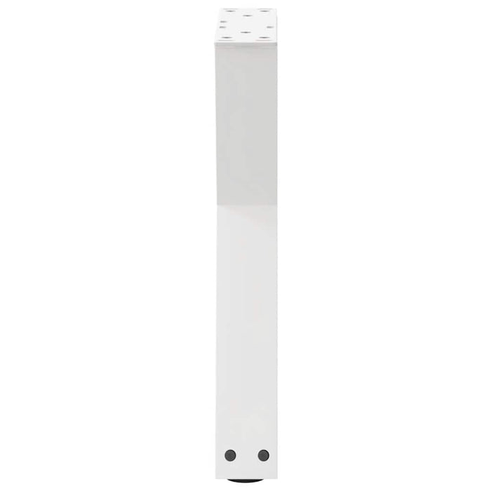 Picioare pentru măsuță de cafea, 2 buc., alb, 38x(42-43,3) cm, oțel WALTI
