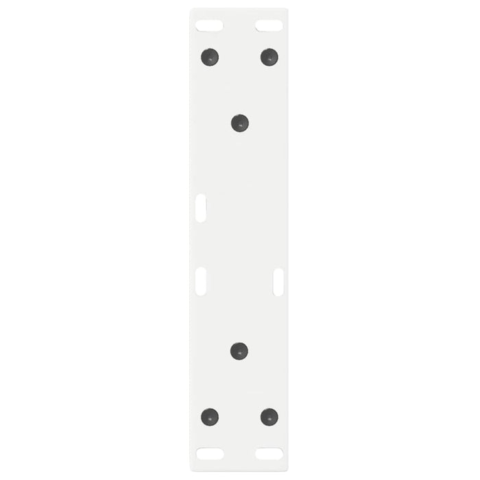 Picioare pentru măsuță de cafea, 2 buc., alb, 38x(42-43,3) cm, oțel WALTI