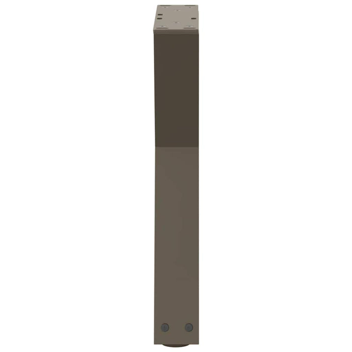 Picioare pentru măsuță de cafea, 2 buc., oțel natural, 38x(42-43,3) cm WALTI