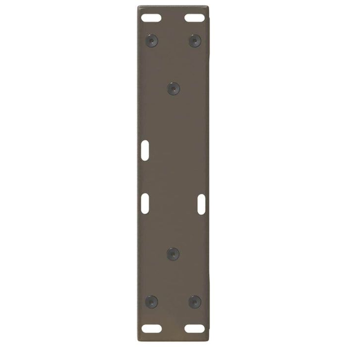 Picioare pentru măsuță de cafea, 2 buc., oțel natural, 38x(42-43,3) cm WALTI