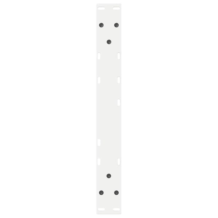 Picioare pentru măsuță de cafea, 2 buc., alb, 50x(42-43,3) cm, oțel WALTI