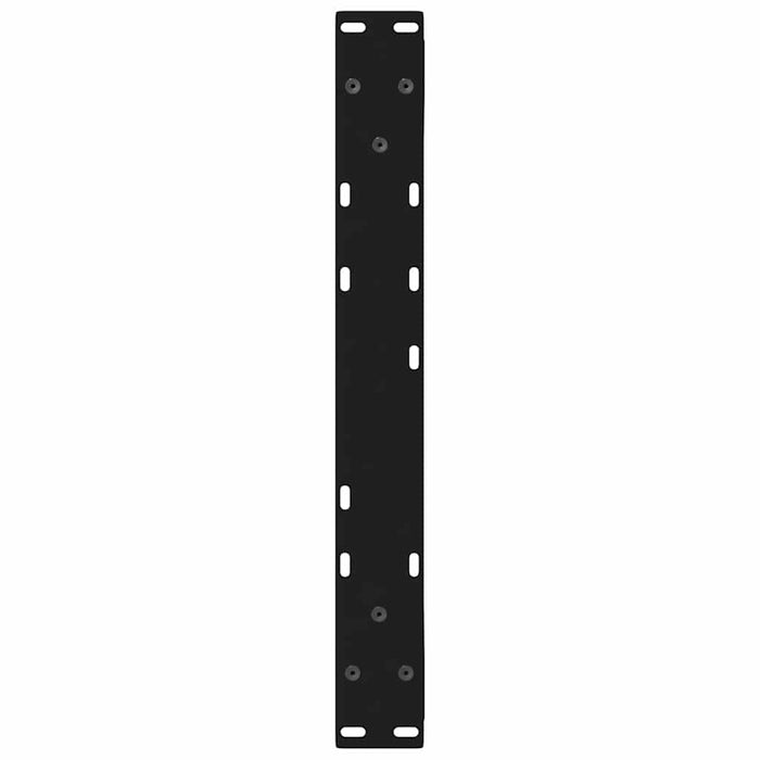 Picioare pentru măsuță de cafea, 2 buc., negru, 60 x (42-43,3) cm, oțel WALTI