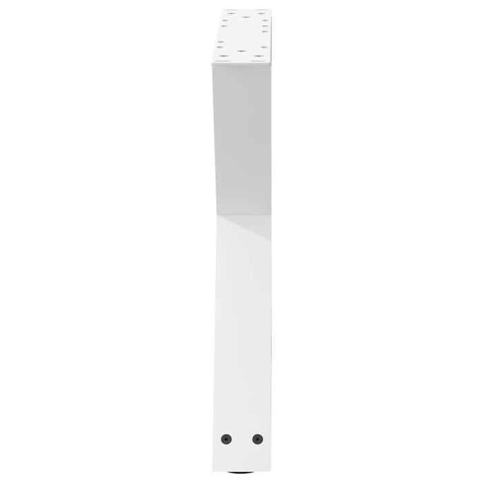 Picioare pentru măsuță de cafea, 2 buc., alb, 60 x (42-43,3) cm, oțel WALTI