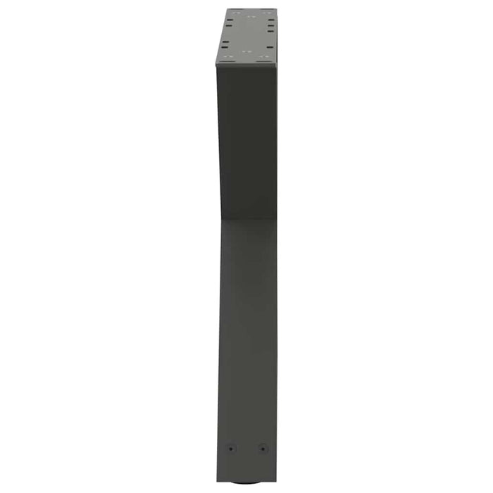 Picioare pentru măsuță de cafea, 2 buc., antracit, 60x(42-43,3) cm, oțel WALTI