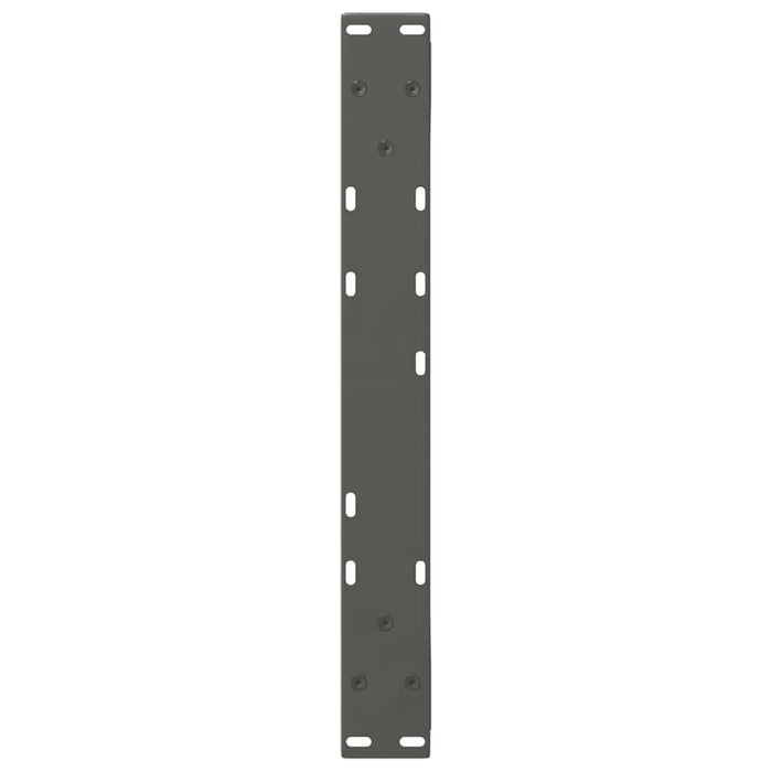 Picioare pentru măsuță de cafea, 2 buc., antracit, 60x(42-43,3) cm, oțel WALTI
