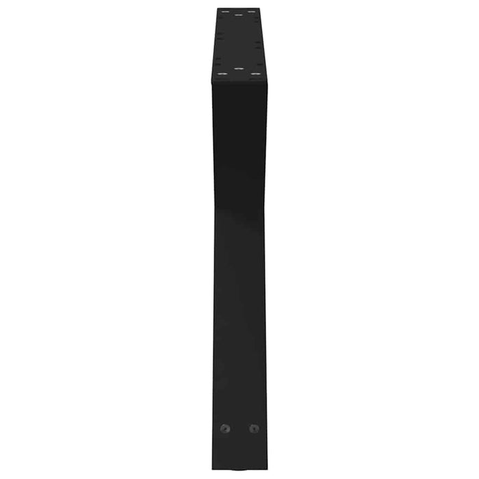 Picioare pentru măsuță de cafea, 2 buc., negru, 70x(42-43,3) cm, oțel WALTI