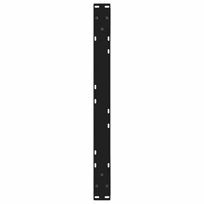 Picioare pentru măsuță de cafea, 2 buc., negru, 70x(42-43,3) cm, oțel WALTI