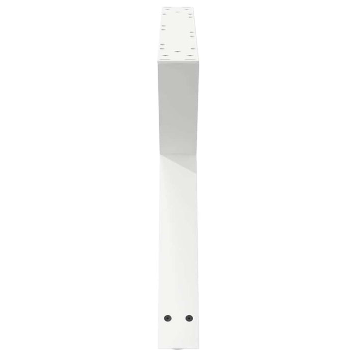 Picioare pentru măsuță de cafea, 2 buc., alb, 70x(42-43,3) cm, oțel WALTI
