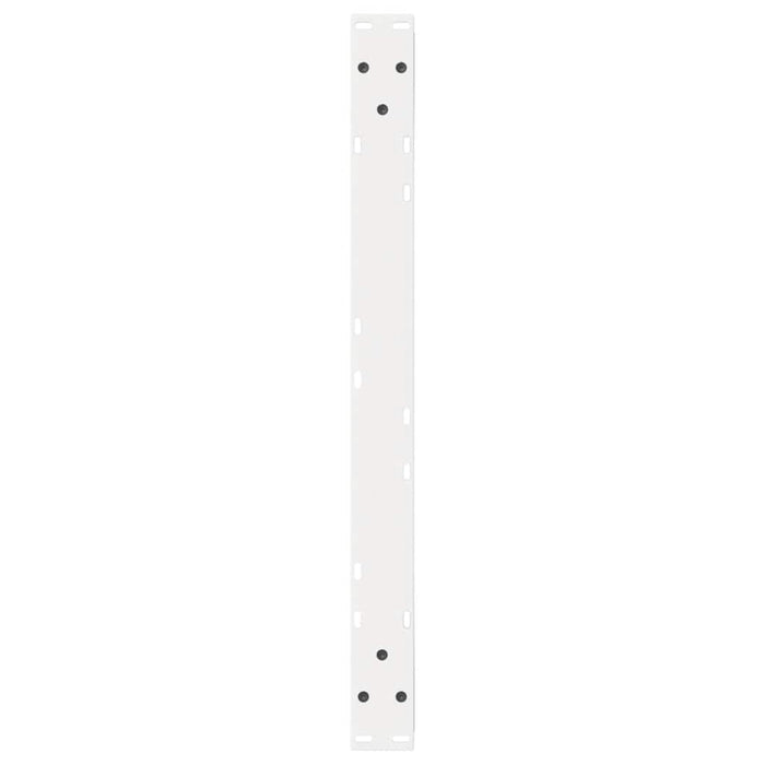 Picioare pentru măsuță de cafea, 2 buc., alb, 70x(42-43,3) cm, oțel WALTI