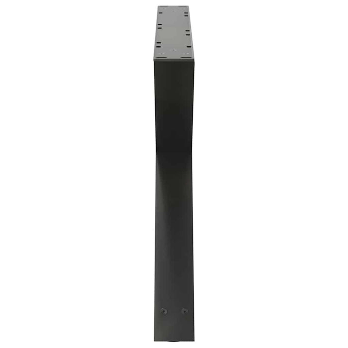 Picioare pentru măsuță de cafea, 2 buc., antracit, 70x(42-43,3) cm, oțel WALTI
