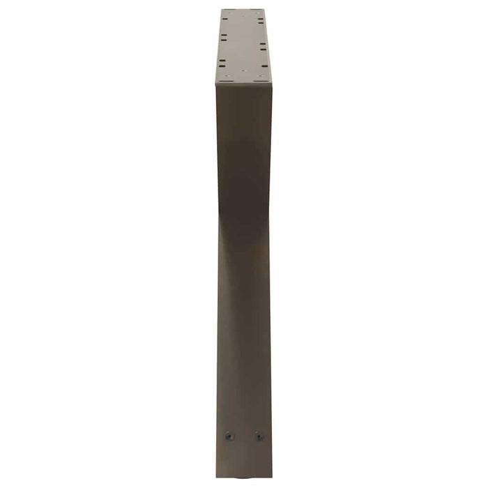 Picioare pentru masă de cafea, 2 buc., oțel natural, 70x (42-43,3) cm WALTI