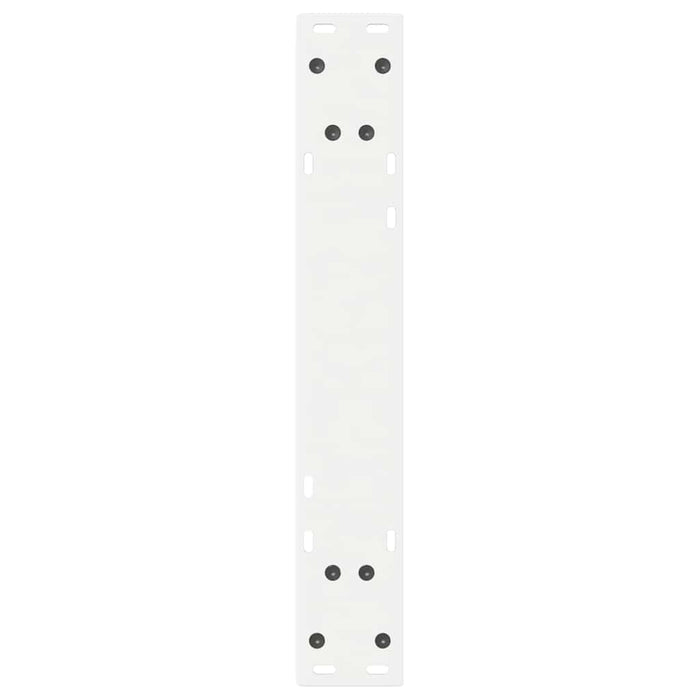 Picioare masă de sufragerie, 2 buc., alb, 50x(72-73,3) cm, oțel - WALTI WALTI