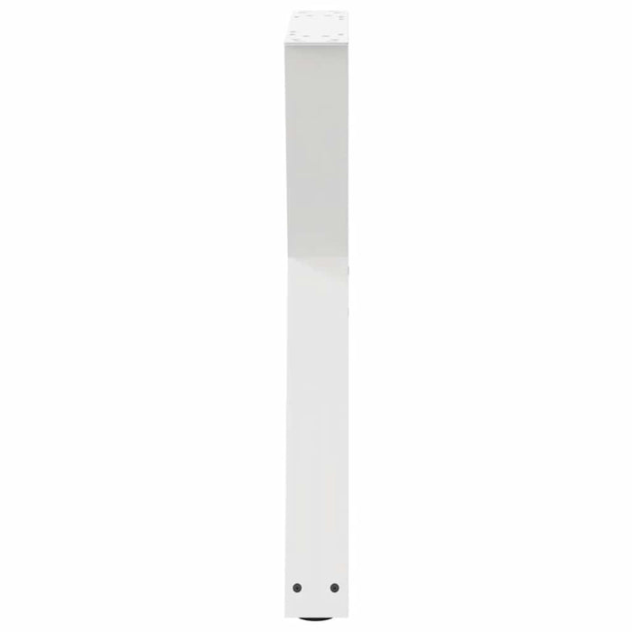 Picioare masă de sufragerie, 2 buc., alb, 60x(72-73,3) cm, oțel - WALTI WALTI