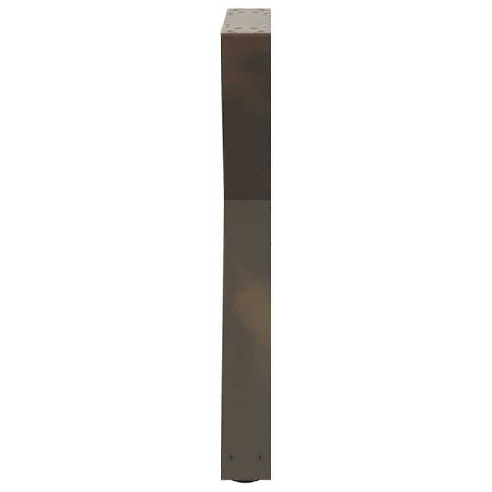 Picioare masă de sufragerie, 2 buc., oțel natural, 60 x (72-73,3) cm WALTI