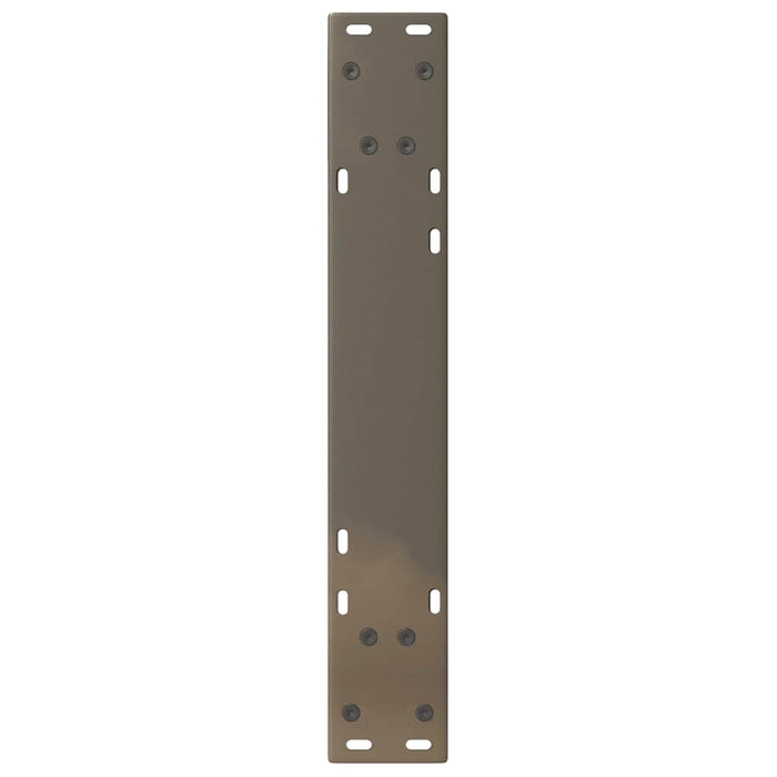 Picioare masă de sufragerie, 2 buc., oțel natural, 60 x (72-73,3) cm WALTI